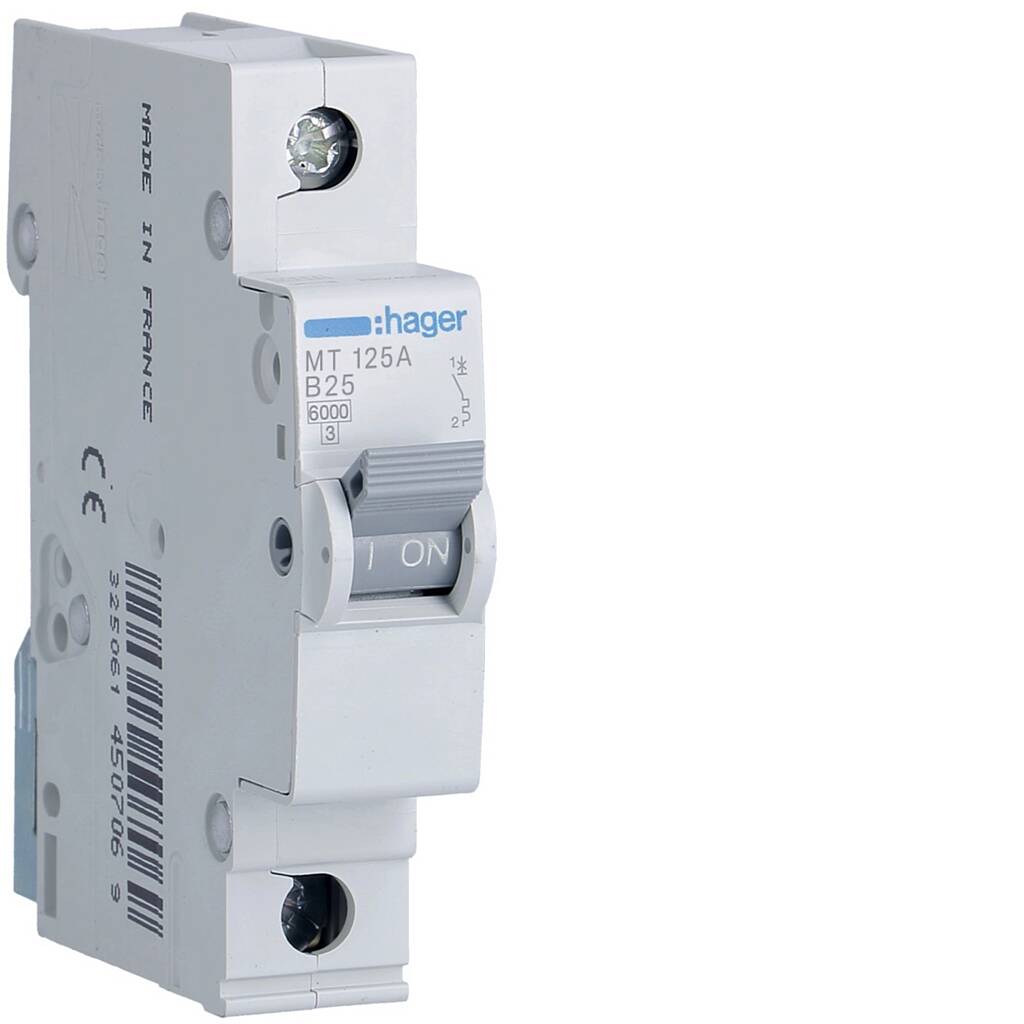 1x25A 6kA B EĞRİSİ W OTOMATİK SİGORTA Hager - 1
