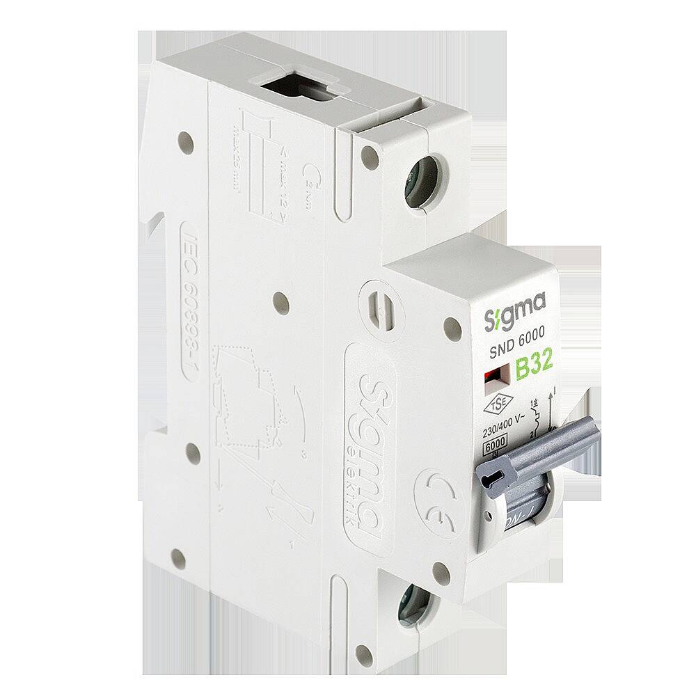1x32A 6KA B TİPİ W OTOMATİK SİGORTA Sigma - 1