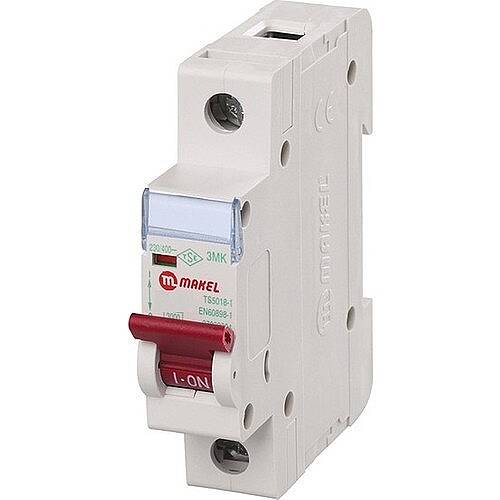 1x6A 3kA C TİPİ OTOMATİK SİGORTA Makel