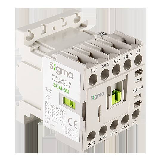 2,2KW 6A 230V MİNİ KONTAKTÖR Sigma