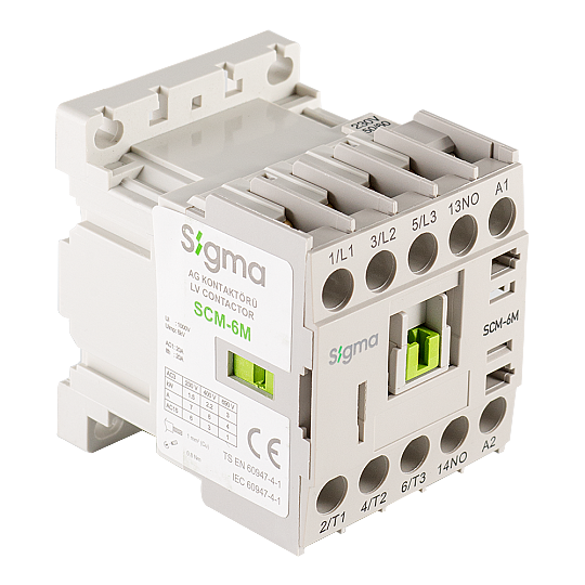 2,2KW 6A 230V MİNİ KONTAKTÖR Sigma - 2