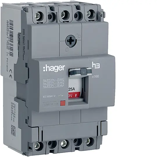 25A 25kA KOMPAKT ŞALTER Hager