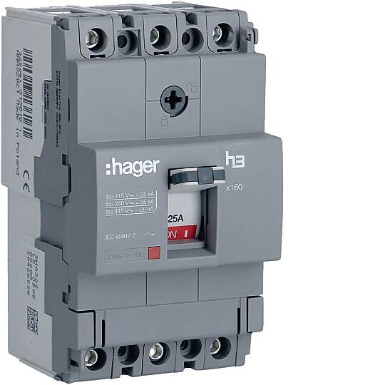 25A 25kA KOMPAKT ŞALTER Hager - 2