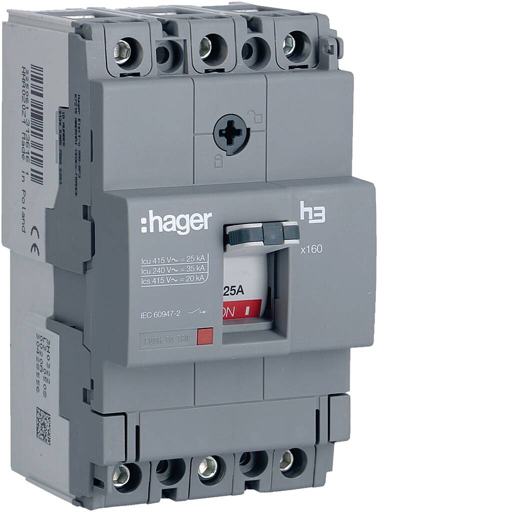 25A 25kA KOMPAKT ŞALTER Hager - 2