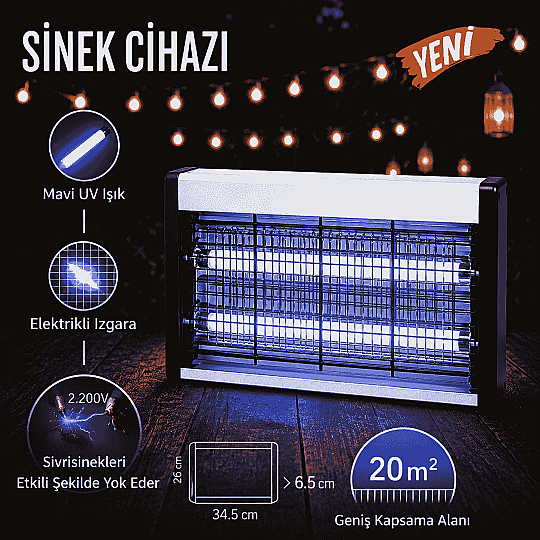 2x10W CIZ SİNEK CİHAZI