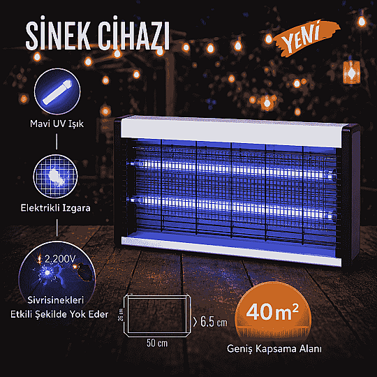 2X20W CIZ SİNEK CİHAZI
