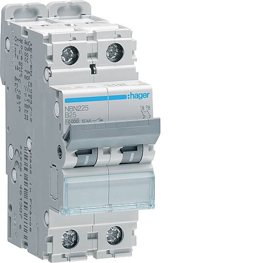 2x25A 10kA B EĞRİSİ W OTOMATİK SİGORTA Hager