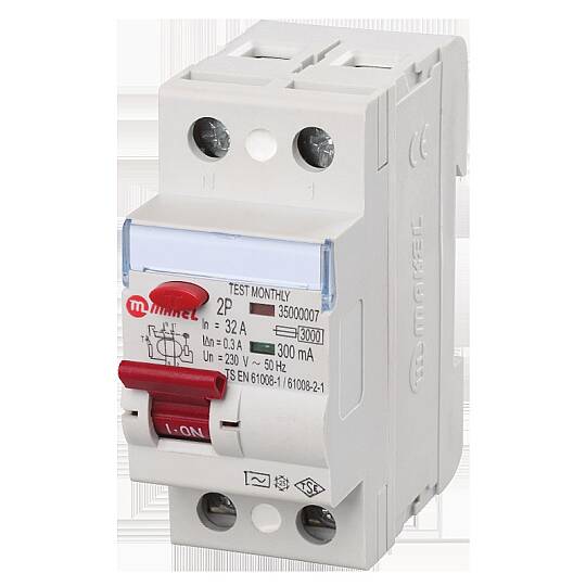 2x40A 30MA -AC- Kaçak Akım Koruma ŞALTER (Hayat Korumalı) Makel