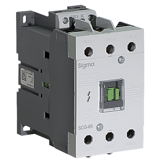 3P 30kW 65A ÇİFT Bobin Girişli GÜÇ KONTAKTÖRÜ Sigma - 2