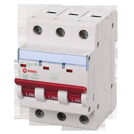3x10A 3kA B TİPİ OTOMATİK SİGORTA Makel