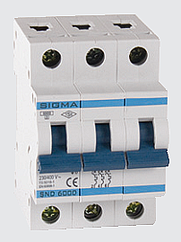 3x10A 6kA B TİPİ W OTOMATİK SİGORTA Sigma - 1