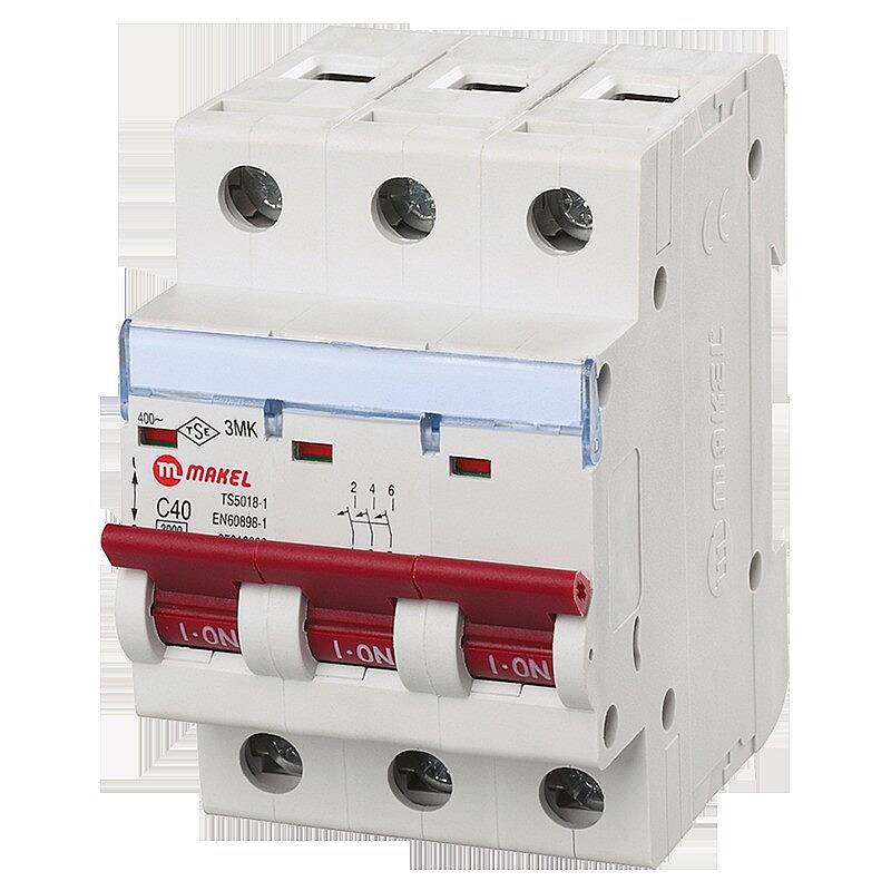 3x16A 3kA C TİPİ OTOMATİK SİGORTA Makel - 1