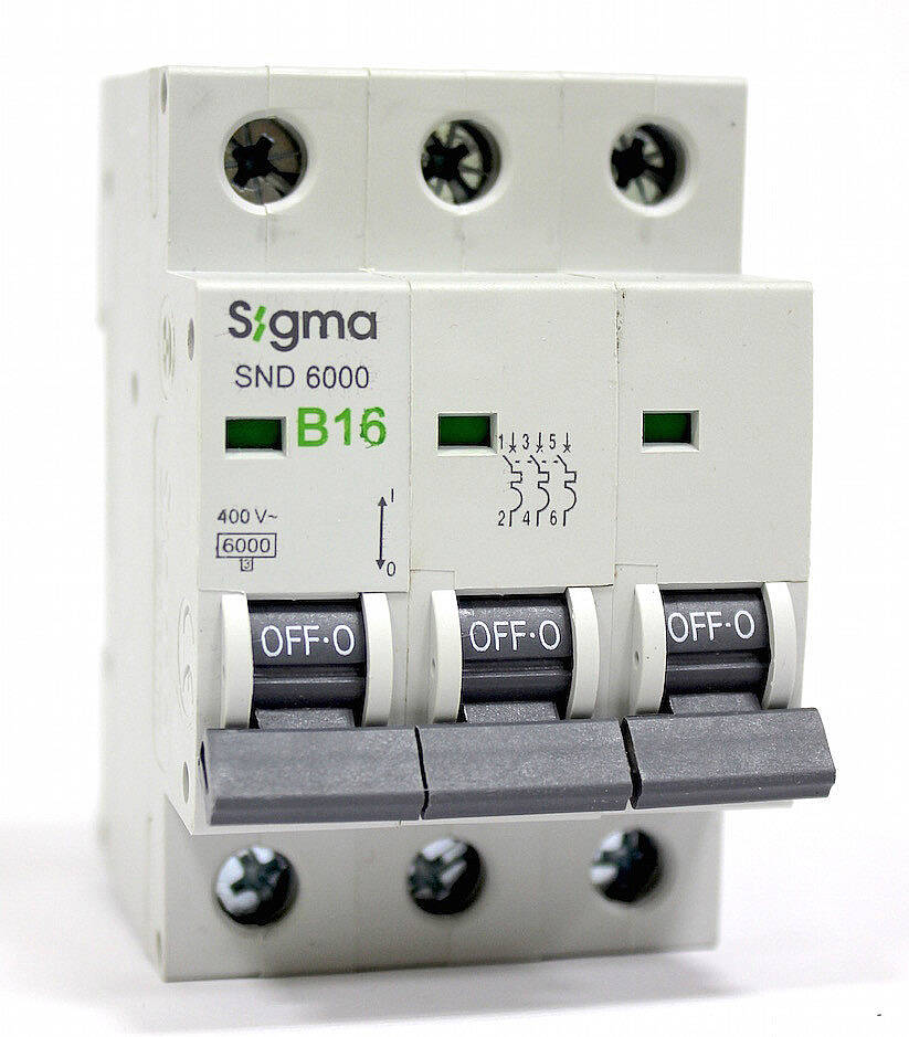 3x16A 6kA B TİPİ W OTOMATİK SİGORTA Sigma - 1