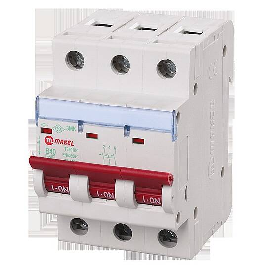 3x20A 3kA B TİPİ OTOMATİK SİGORTA Makel