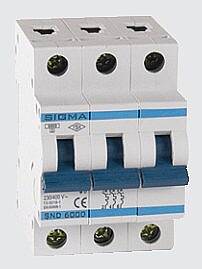 3x63A 6kA B TİPİ W OTOMATİK SİGORTA Sigma - 1