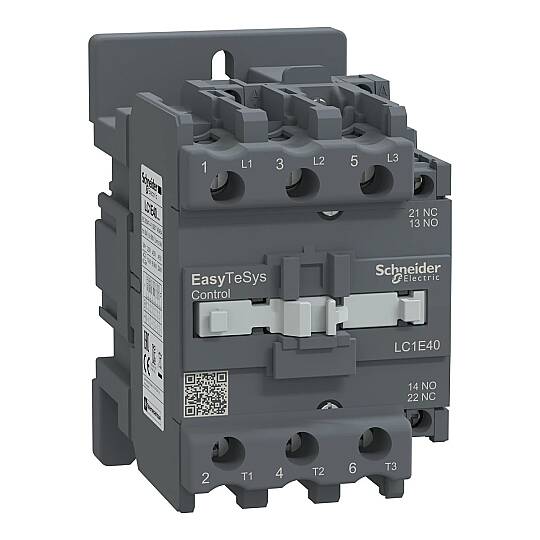 40A 18,5kW 1NA+1NK KONTAKTÖR (LC1E40M5) Schneider Electric