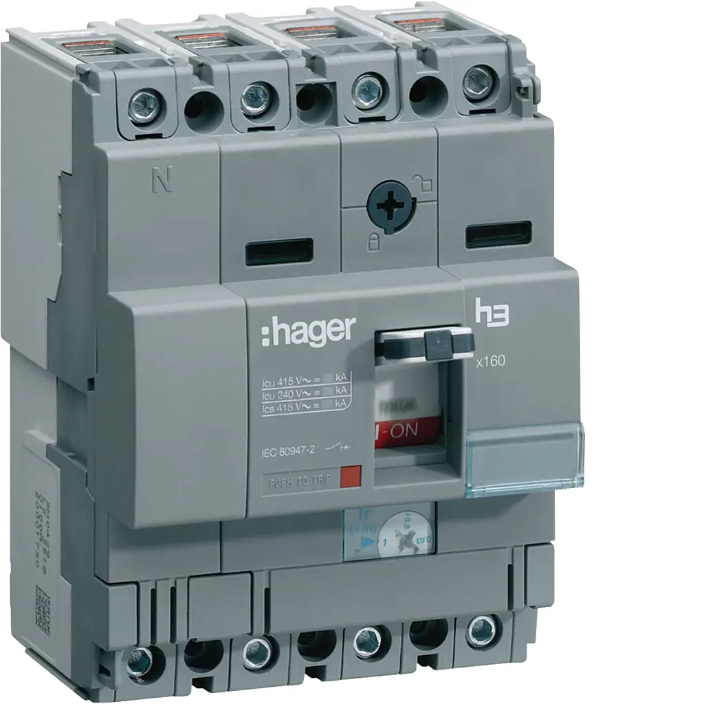 40A 25kA 4P KOMPAKT ŞALTER (HHA041U) Hager - 1