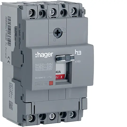 40A 25kA KOMPAKT ŞALTER Hager