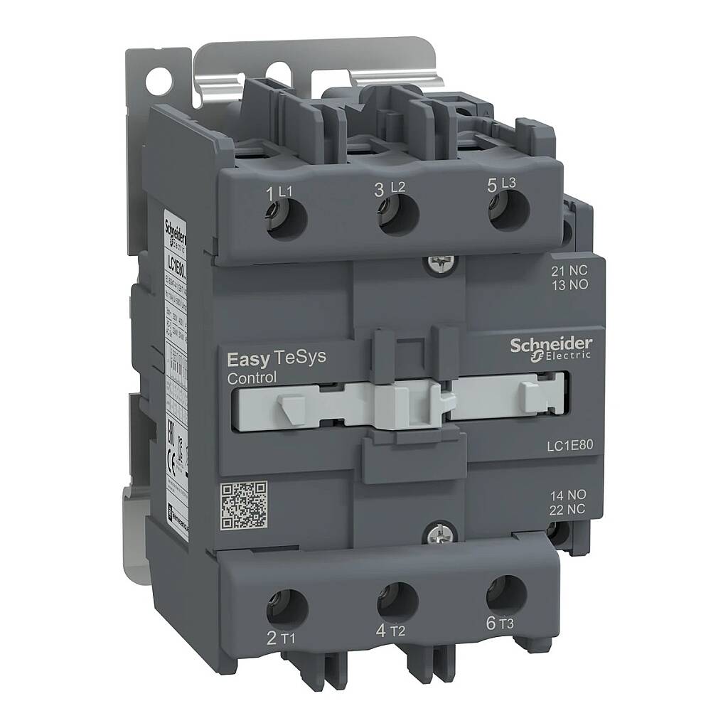 80A 37kW 1NA+1NK KONTAKTÖR (LC1E80M5) Schneider Electric - 1