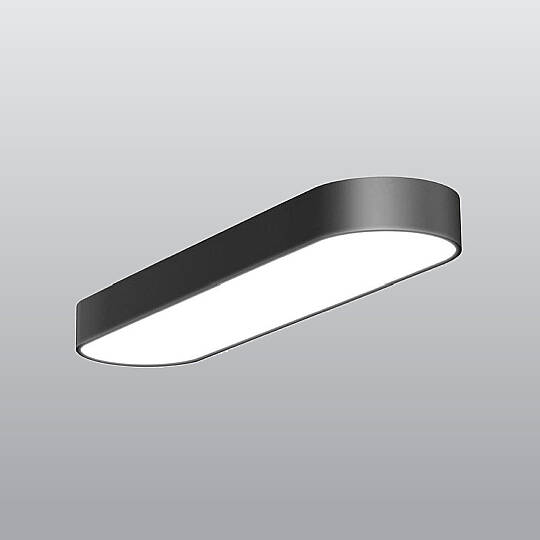 ACK 100W Geniş Çaplı Dekoratif Linear Sarkıt Armatür 30cmx120cm Dikdörtgen Siyah Kasa AL02-82901