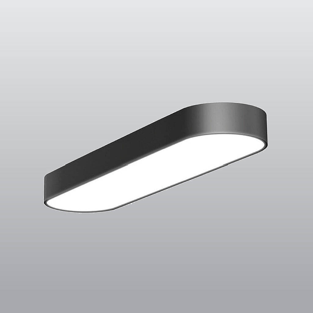 ACK 100W Geniş Çaplı Dekoratif Linear Sarkıt Armatür 30cmx120cm Dikdörtgen Siyah Kasa AL02-82901 - 1
