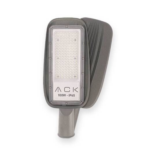 ACK 100W 3000K Günışığı 10.950 lm LED Sokak Armatürü (Gri) AT41-19100
