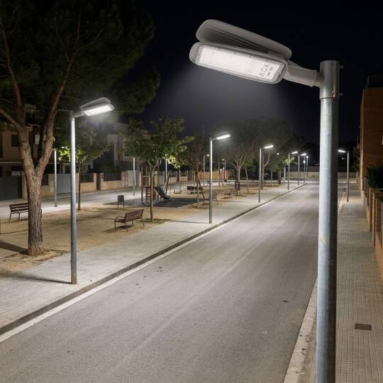 ACK 100W 4000K Ilık Beyaz 10.950 lm LED Sokak Armatürü (Gri) AT41-19110 - 2