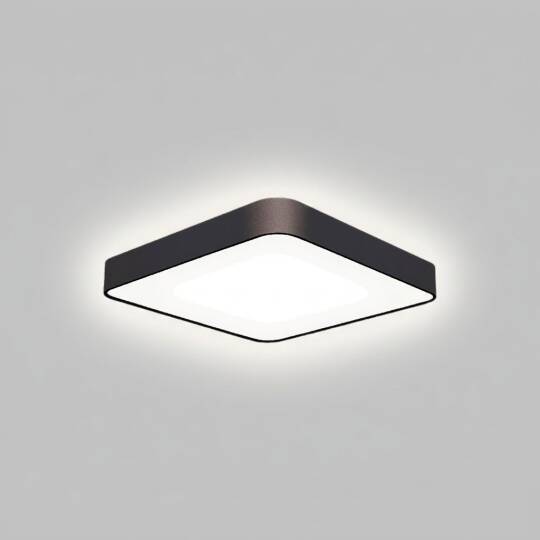 ACK 105W Geniş Çaplı Dekoratif Linear Sarkıt Armatür 80cmx80cm İnce Kare Siyah Kasa AL02-06801 - 3