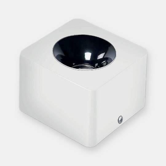 ACK 10W 3000K Günışığı 1000lm Kamaşma Önleyici Tekli Sıva Üstü Spot (102x102 mm Beyaz Kasa) AH12-01100