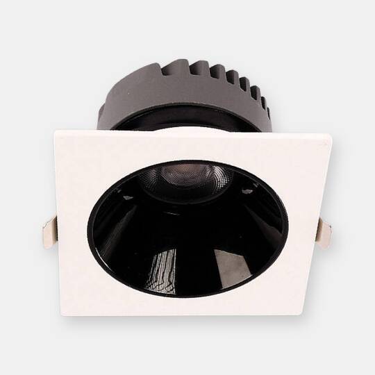 ACK 10W 3000K Günışığı 850lm Kamaşma Önleyici (Dark Light) Sıva Altı Kare Spot (88x88 mm Beyaz Kasa) AD10-01500