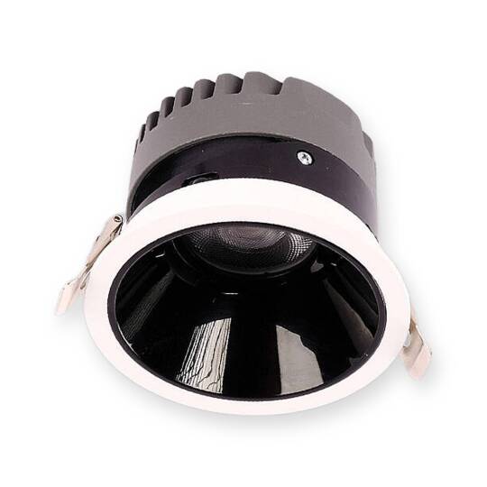 ACK 10W 3000K Günışığı 850lm Kamaşma Önleyici (Dark Light) Sıva Altı Spot (Ø82,5 mm Beyaz Kasa) AD10-01100