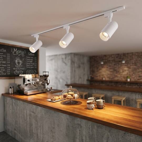 ACK 10W 3000K Günışığı LED Ray Armatürü Spot Lamba (Beyaz Kasa) AD30-11000 - 2