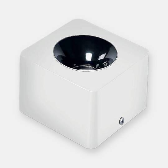 ACK 10W 4000K Ilık Beyaz 1030lm Kamaşma Önleyici Tekli Sıva Üstü Spot (102x102 mm Beyaz Kasa) AH12-01110