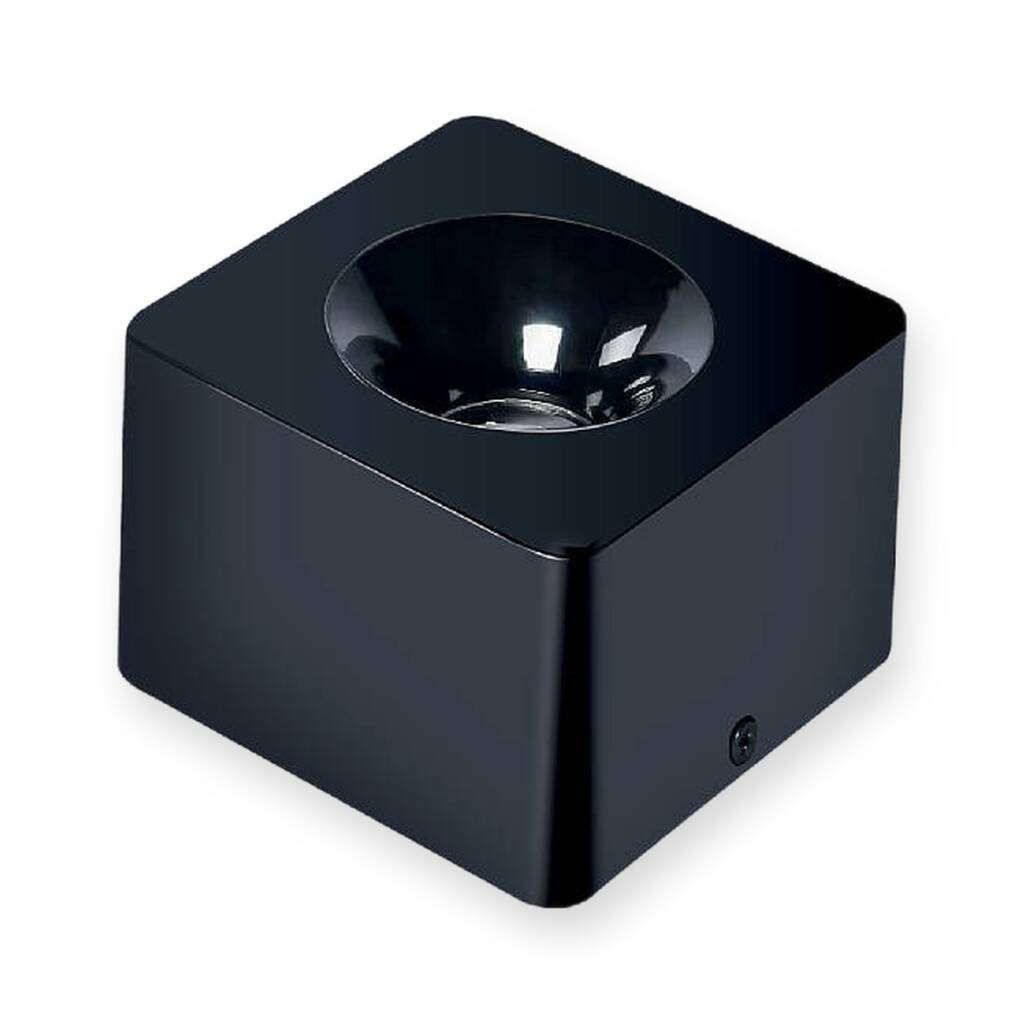 ACK 10W 4000K Ilık Beyaz 1030lm Kamaşma Önleyici Tekli Sıva Üstü Spot (102x102 mm Siyah Kasa) AH12-01111 - 1