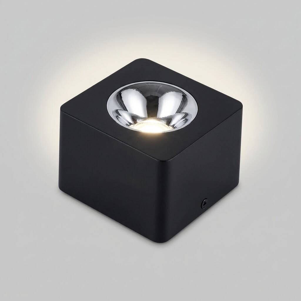 ACK 10W 4000K Ilık Beyaz 1030lm Kamaşma Önleyici Tekli Sıva Üstü Spot (102x102 mm Siyah Kasa) AH12-01111 - 3