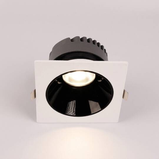 ACK 10W 4000K Ilık Beyaz 870lm Kamaşma Önleyici (Dark Light) Sıva Altı Kare Spot (88x88 mm Beyaz Kasa) AD10-01510 - 3