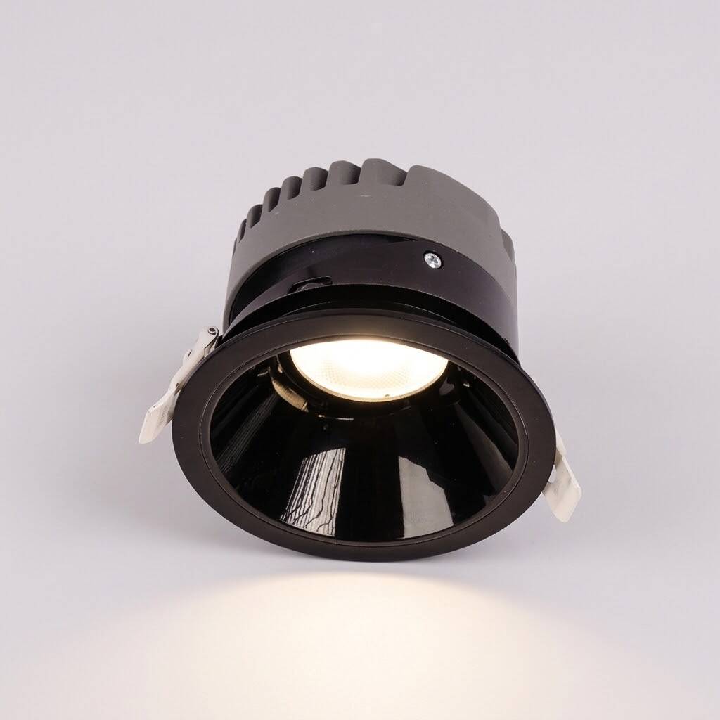 ACK 10W 4000K Ilık Beyaz 870lm Kamaşma Önleyici (Dark Light) Sıva Altı Spot (Ø82,5 mm Siyah Kasa) AD10-01111 - 3