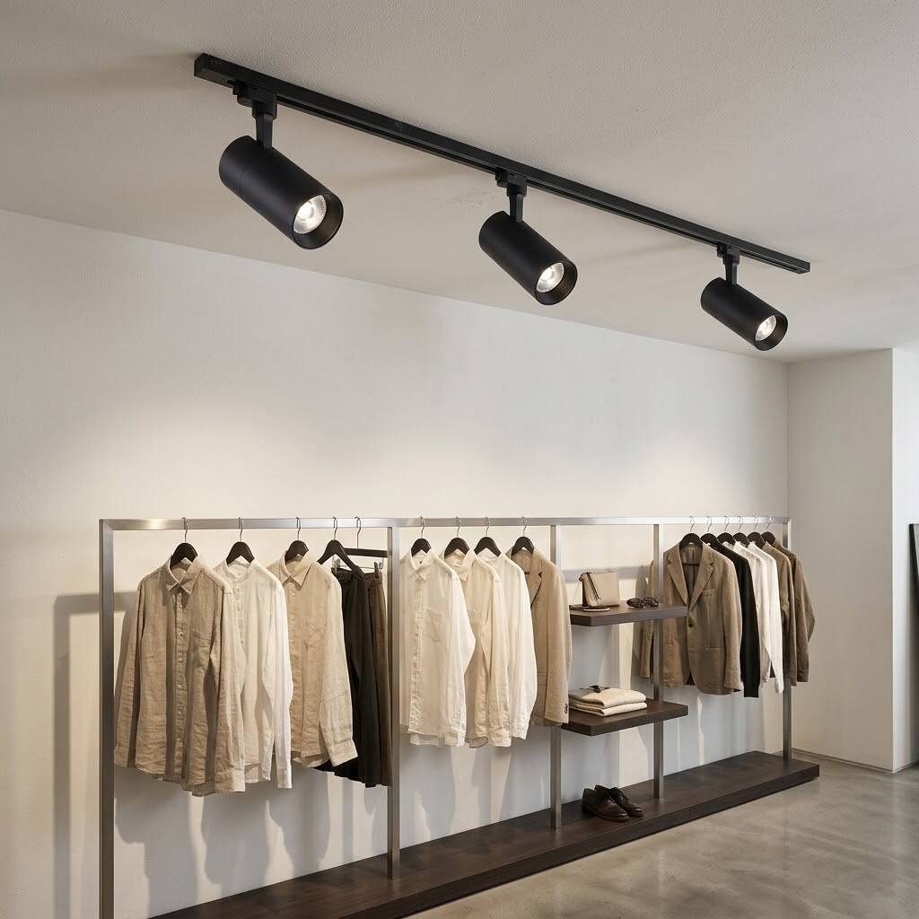 ACK 10W 4000K Ilık Beyaz LED Ray Armatürü Spot Lamba (Siyah Kasa) AD30-11011 - 2
