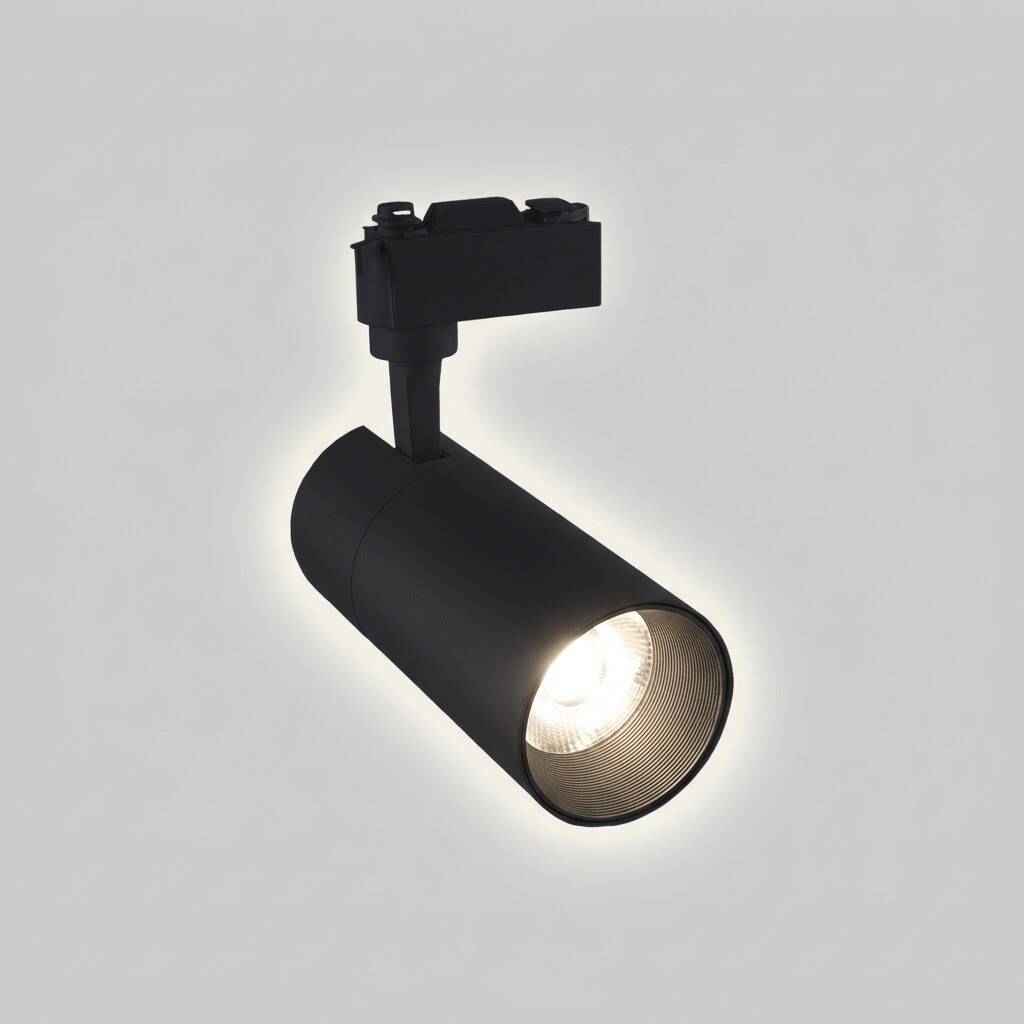 ACK 10W 4000K Ilık Beyaz LED Ray Armatürü Spot Lamba (Siyah Kasa) AD30-11011 - 3