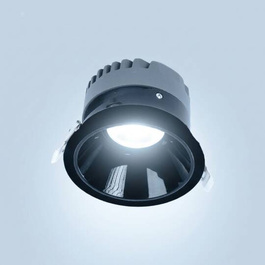 ACK 10W 6500K Beyaz 900lm Kamaşma Önleyici (Dark Light) Sıva Altı Spot (Ø82,5 mm Siyah Kasa) AD10-01131 - 3