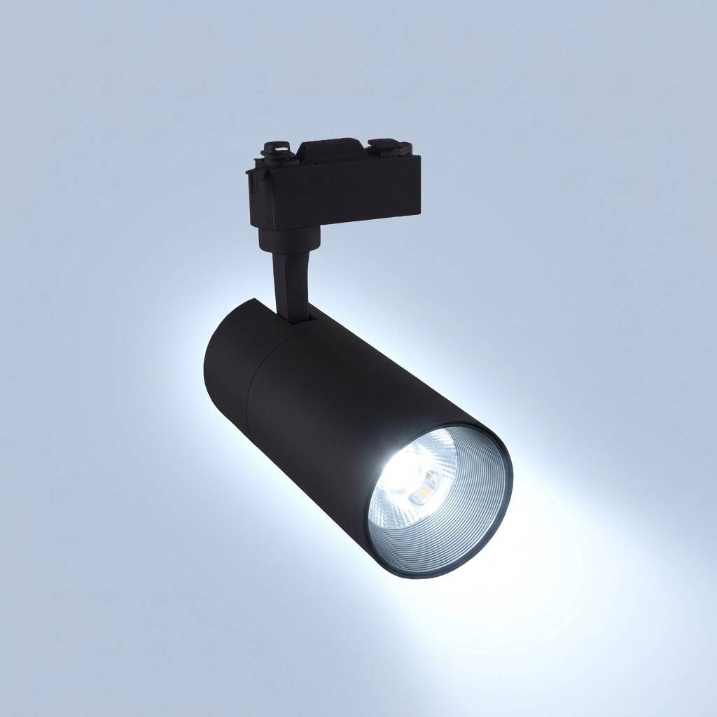 ACK 10W 6500K Beyaz LED Ray Armatürü Spot Lamba (Siyah Kasa) AD30-01031 - 3