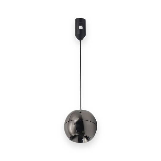 ACK 10W CCT (3 Renk) 48V Rétro Magnetik Ray Armatürü Metal Küre Sarkıt (Siyah (Black)) AD50-07297