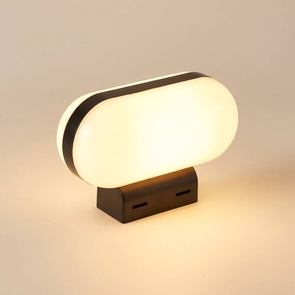 ACK 10W 3000K Günışığı 700 lm Solar LED Duvar Armatürü (Siyah) AG40-01602 - 3