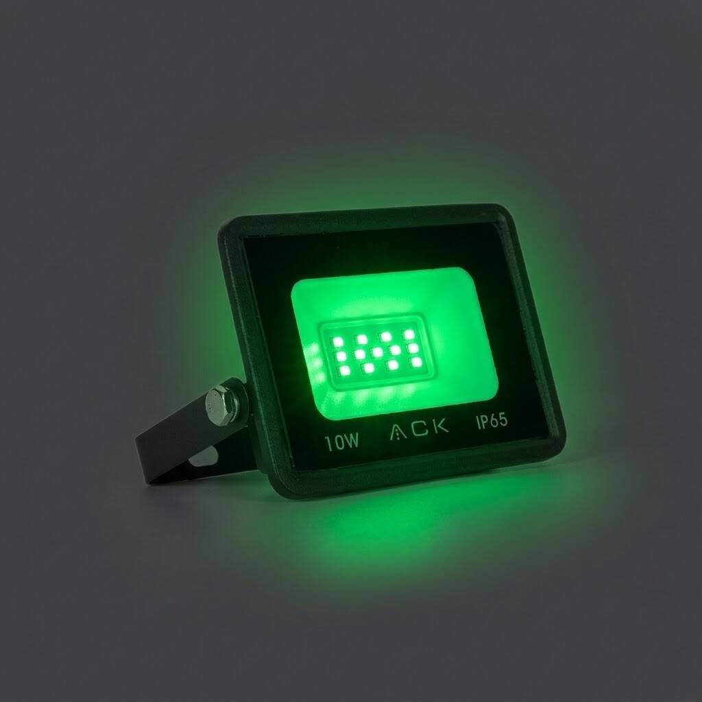 ACK 10W Yeşil LED Projektör AT62-01052 - 3