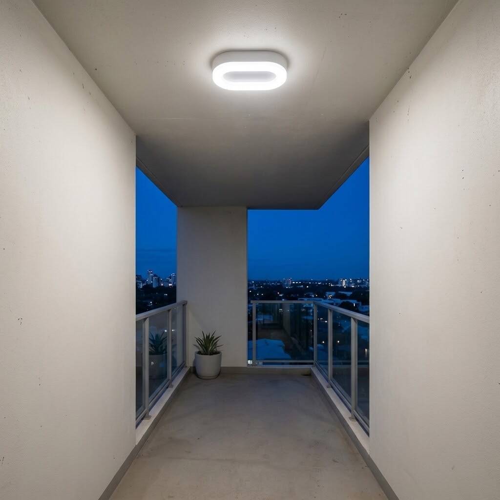 ACK 11W 6500K Beyaz 700 lm LED Bulkhead Armatür (ABS Gövde) AT11-31130 - 2