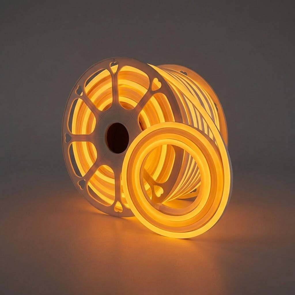 ACK 11W/mt Amber 1100 lm/mt 7x13mm 220V LED Neon Hortum (50mt Rulo) AS07-00408 - 3