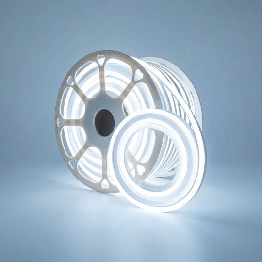 ACK 11W/mt 6500K Beyaz 1100 lm/mt 7x13mm 220V LED Neon Hortum (50mt Rulo) AS07-00403 - 3