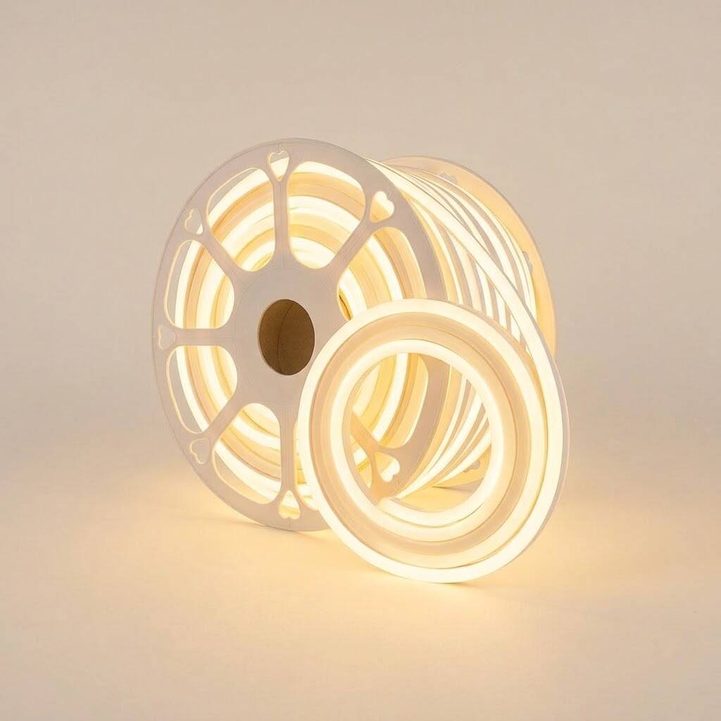 ACK 11W/mt 3000K Günışığı 1100 lm/mt 7x13mm 220V LED Neon Hortum (50mt Rulo) AS07-00400 - 3