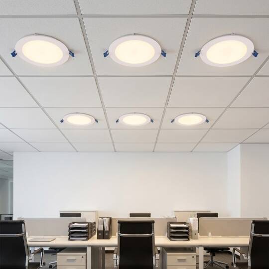 ACK 12W 3000K Günışığı 1080lm Sıva Altı Yuvarlak Led Panel (Ø170 mm Beyaz Kasa) AP01-01200 - 2