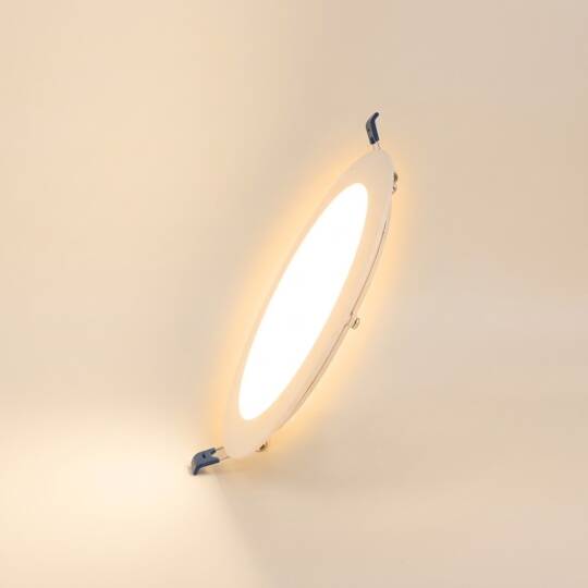 ACK 12W 3000K Günışığı 1080lm Sıva Altı Yuvarlak Led Panel (Ø170 mm Beyaz Kasa) AP01-01200 - 3